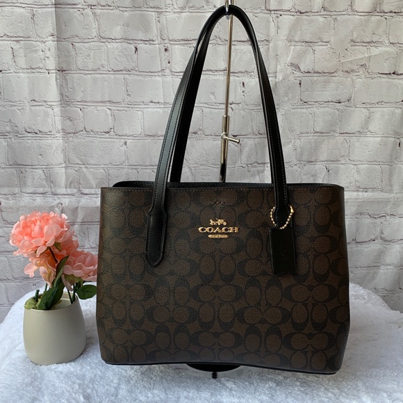 Coach Handbags - Coach Avenue Carryall In Signature Canvas